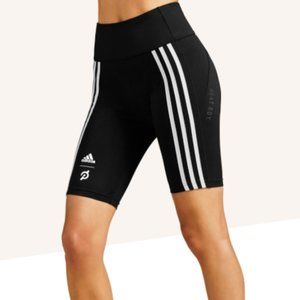 Peloton x Adidas Black 9-inch Short Tights